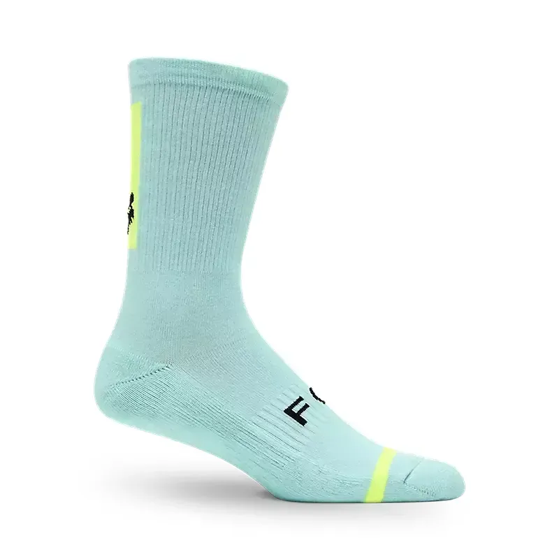 Fox 8in Defend Socks in Light Blue