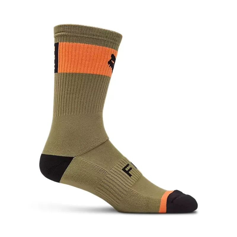 Fox 8in Defend Winter Socks in Adobe