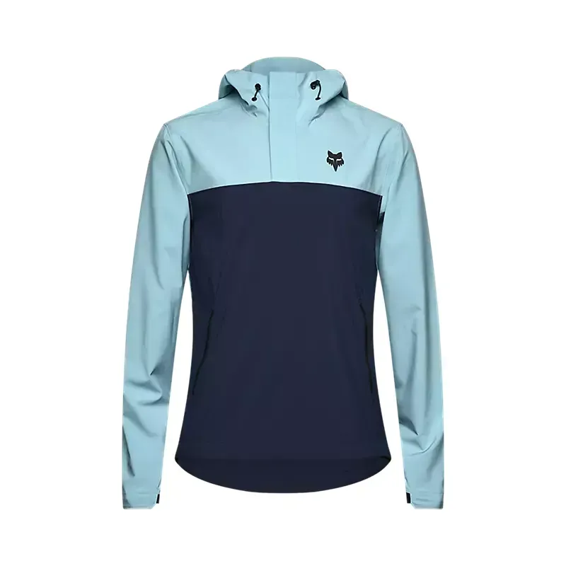 Fox Ranger Wind Pullover in Vintage Wash Blue