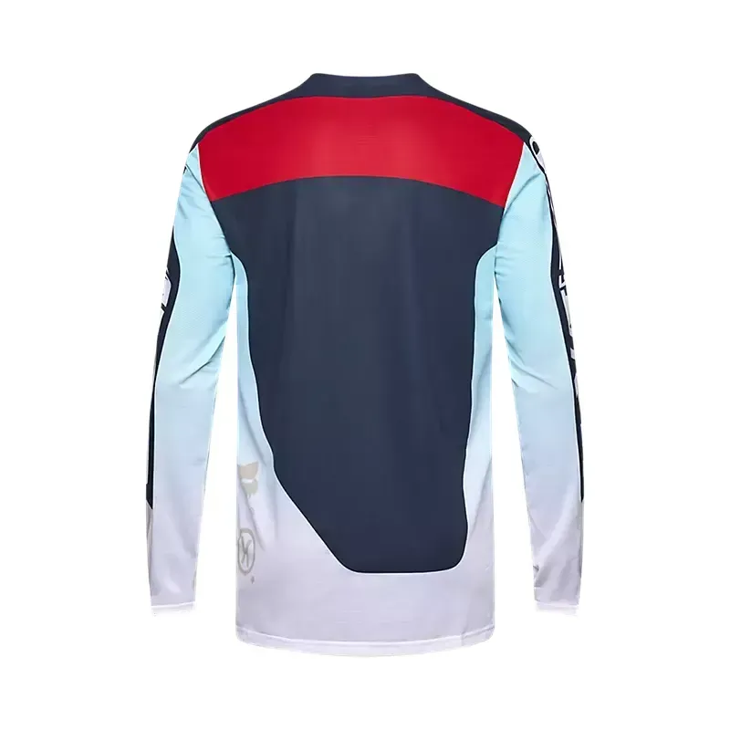Fox Flexair Elevated Long Sleeve Jersey in Midnight Blue-1