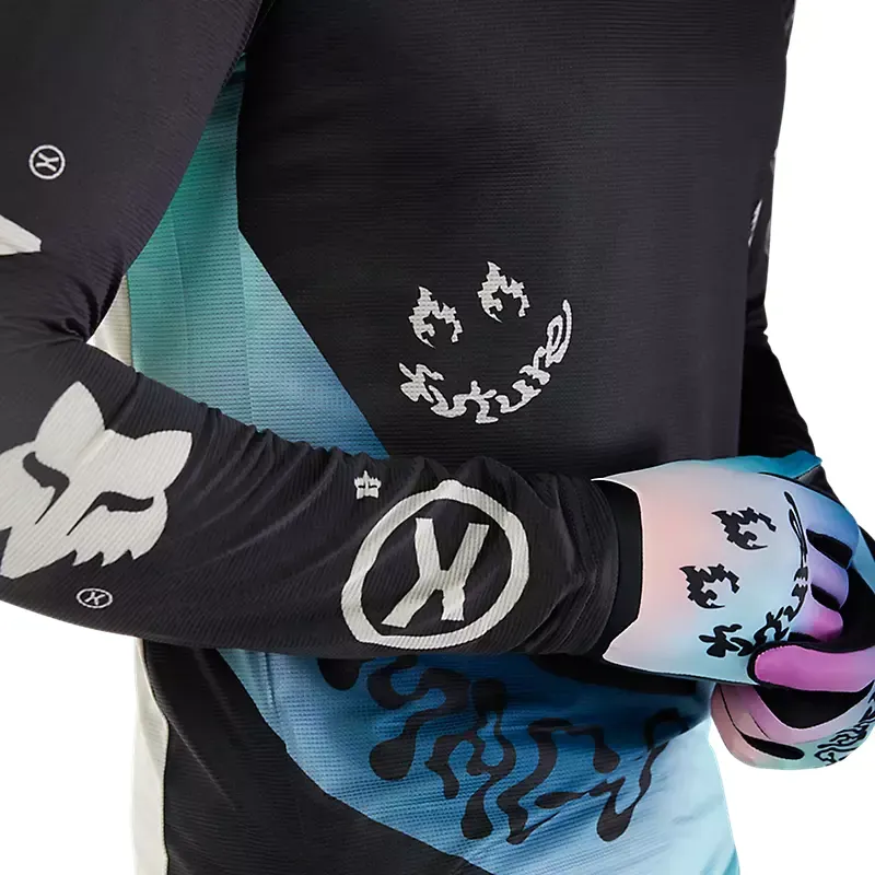 Fox Flexair Pro Long Sleeve Jersey in Black-5