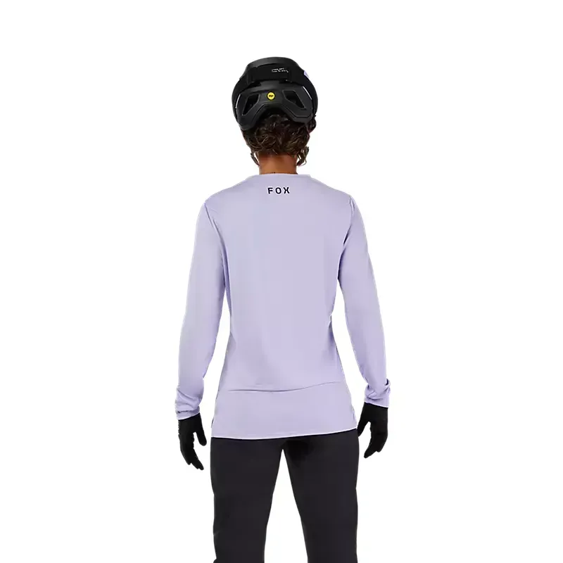 Fox Women's Ranger Fox Head Long Sleeve Jersey in Lilac-3
