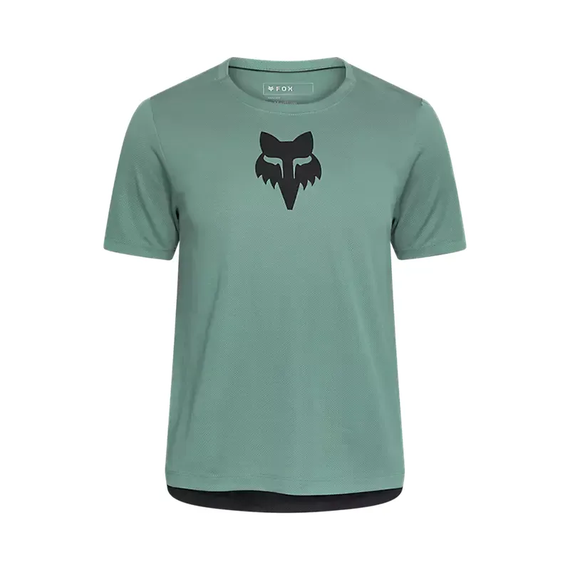 Fox Youth Ranger Fox Head Short Sleeve Jersey in Pine