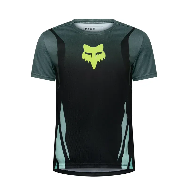Fox Youth Ranger Foundry Short Sleeve Jersey in Sage Green