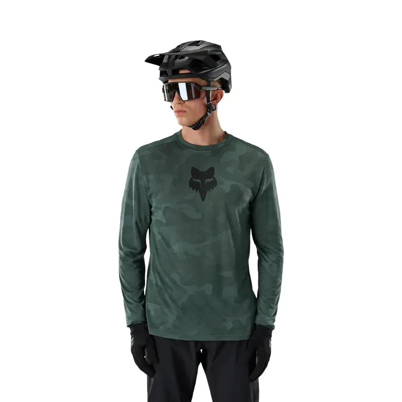 Fox Ranger TruDri Long Sleeve Jersey in Sage Green-2