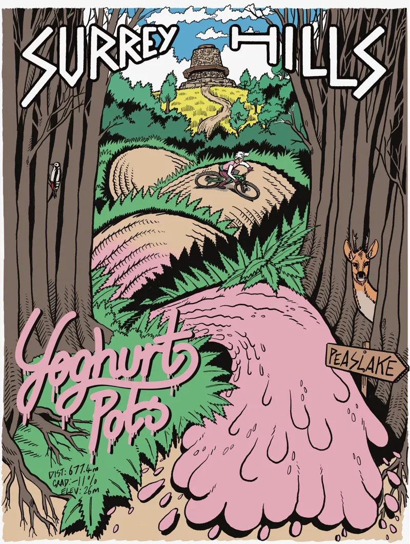 TRH Premium Trail T-Shirt - Yoghurt Pots - Dusty Pink-1