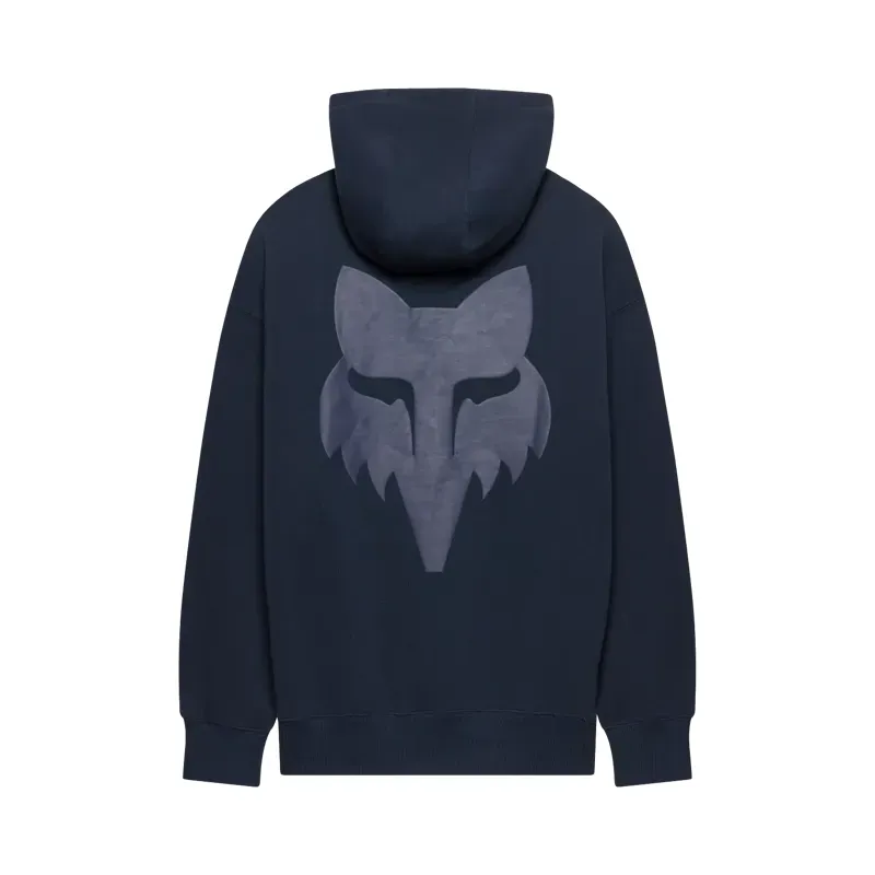 Fox Head Heavyweight Fleece Pullover Hoodie in Midnight Blue-1