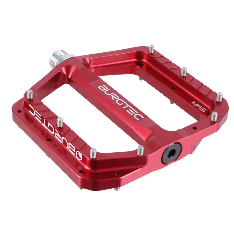Burgtec Penthouse MK5 Pedals CrMo In Red
