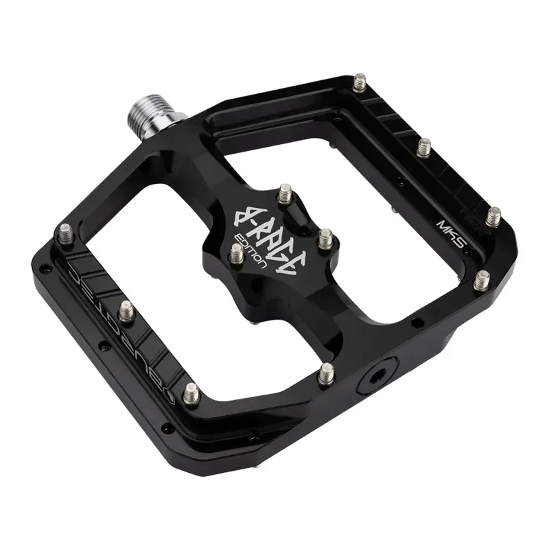 Burgtec Penthouse MK5 B-Rage Edition 9/16-inch Flat Pedals in Black