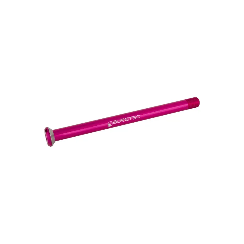 Burgtec Specialized 172mm 12x1.0mm Rear Axle in Toxic Barbie Pink