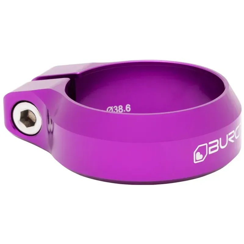 Burgtec Seat Clamp 38.6mm Diameter In Purple Rain