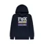Fox Youth Since 74 Fleece Pullover Hoodie in Midnight Blue