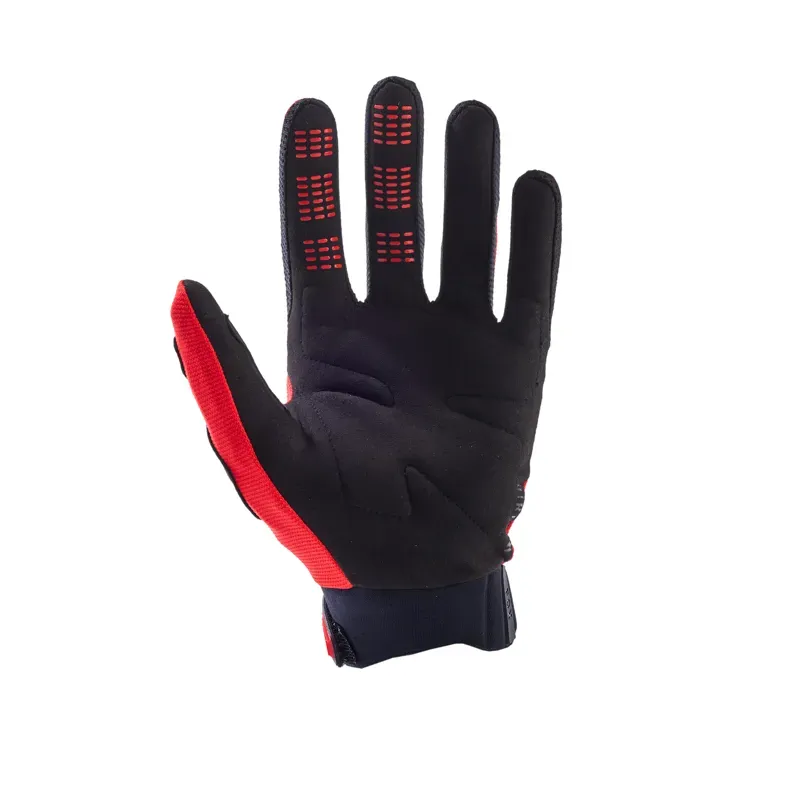 Fox Dirtpaw Gloves in Fluorescent Red-1