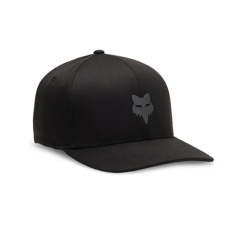 Fox Head Tech Flexfit Hat in Black/Charcoal