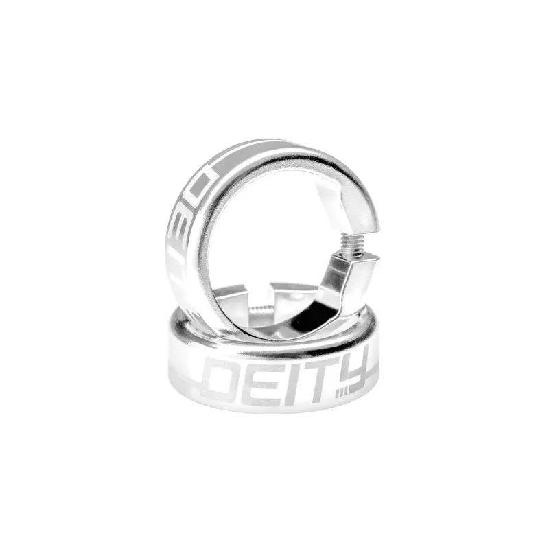 Deity Grip Clamps in Silver