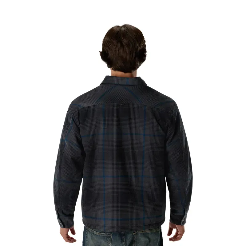 Fox Survivalist Fire Sasquatch Long Sleeve Shirt in Dark Shadow Grey-3