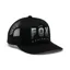 Fox Block Mesh Trucker Hat in Black