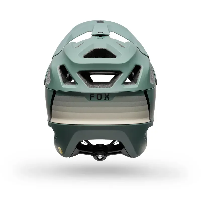 Fox Dropframe Pro Grid Helmet in Sage Green-3