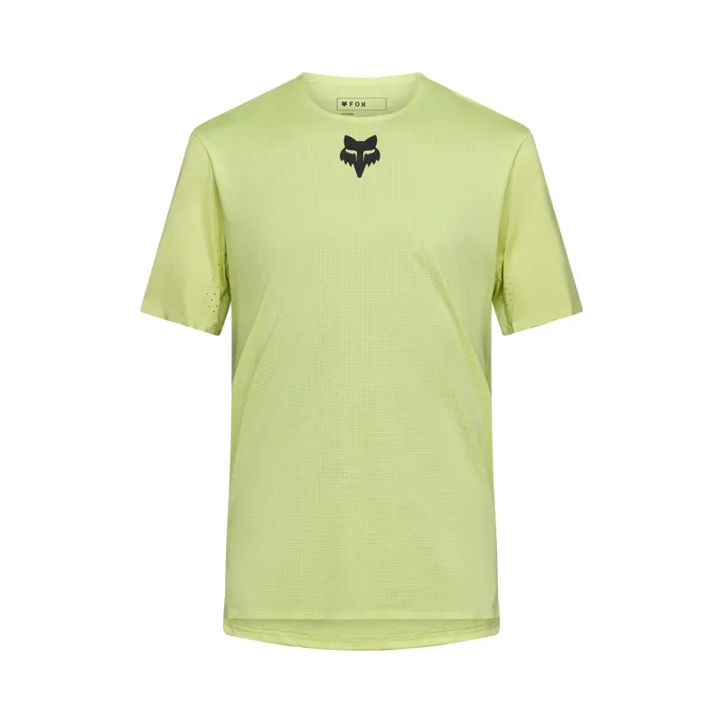 Fox Flexair Short Sleeve Jersey in Lime Green