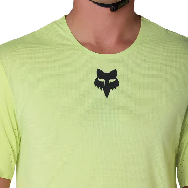 Fox Flexair Short Sleeve Jersey in Lime Green-4