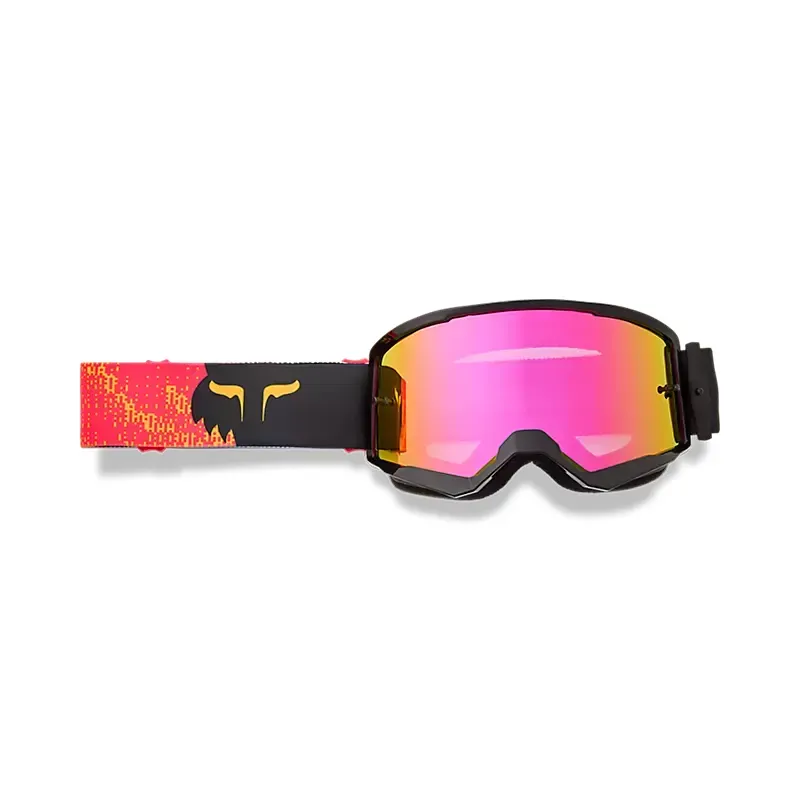 Fox Main Kairos Mirrored Lens Goggles in Tangerine