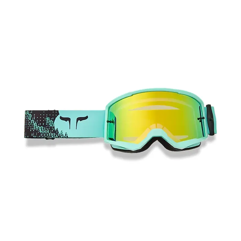 Fox Main Kairos Mirrored Lens Goggles in Turquoise
