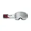 Fox Main Kairos Mirrored Lens Goggles in White/Fluorescent Red