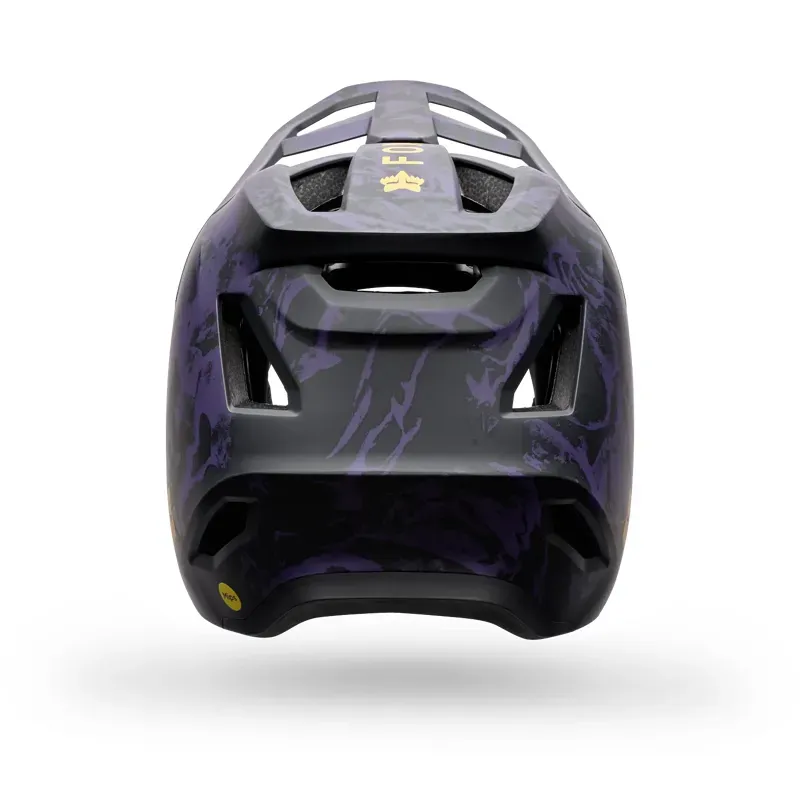 Fox Rampage Image Print Helmet in Plum Purple-3
