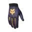 Fox Ranger Image Print Gloves in Plum Purple