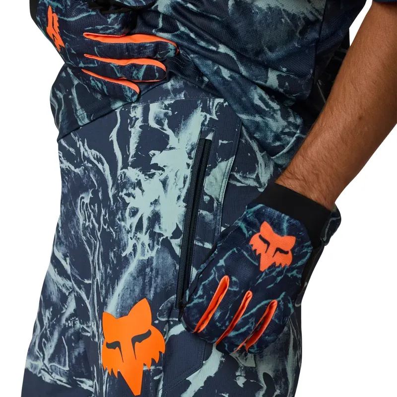Fox Ranger Image Print Shorts in Arctic Blue-2