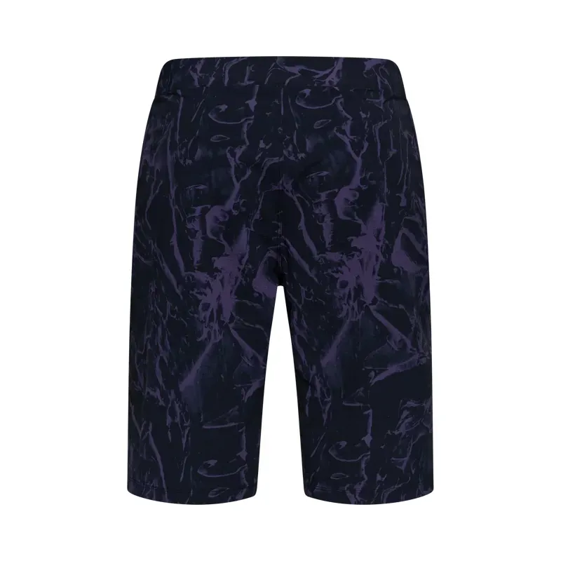 Fox Ranger Image Print Shorts in Plum Purple-1