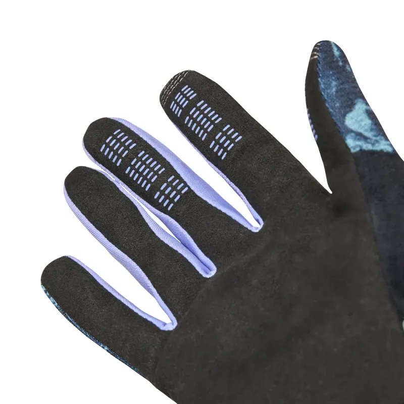 Fox Women's Ranger Image Print Gloves in Arctic Blue-2