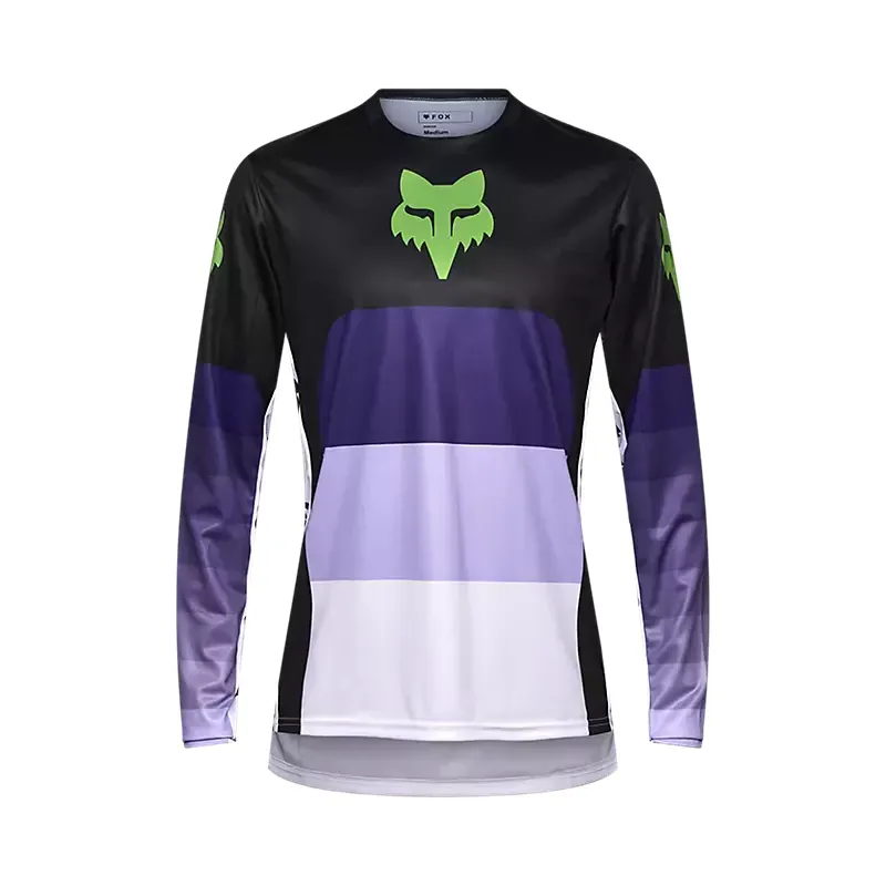 Fox Ranger Grid Long Sleeve Jersey in Black