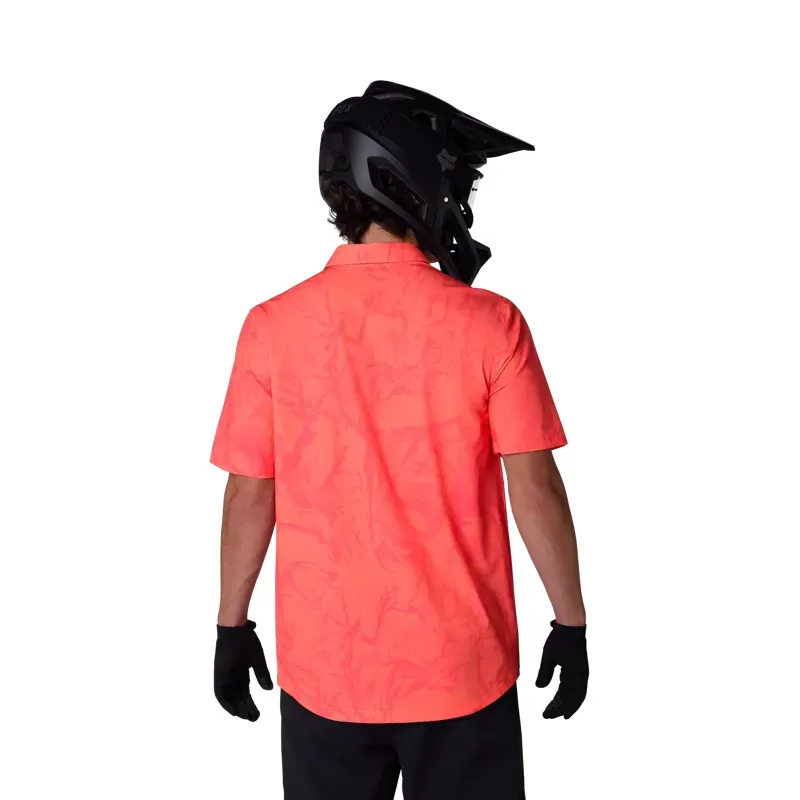 Fox Ranger Woven Jersey in Peach-4