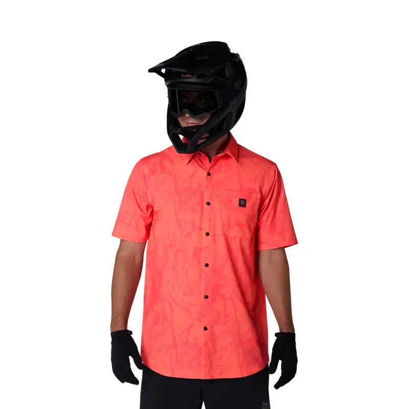 Fox Ranger Woven Jersey in Peach-3