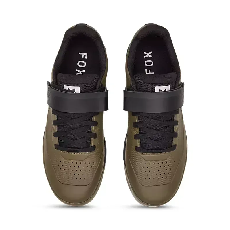 Fox Union Clipless Shoes in Military Green-2