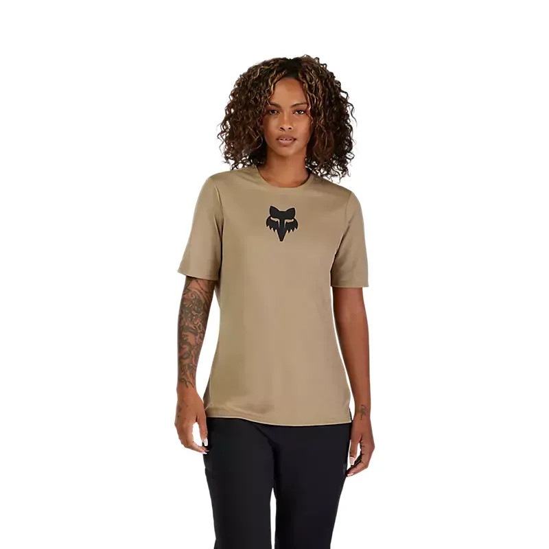 Fox Ranger Wordmark Short Sleeve Jersey in Vintage Wash Blue-2