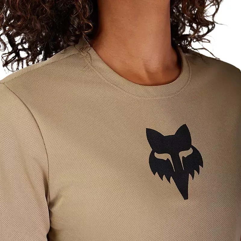 Fox Ranger Wordmark Short Sleeve Jersey in Vintage Wash Blue-4