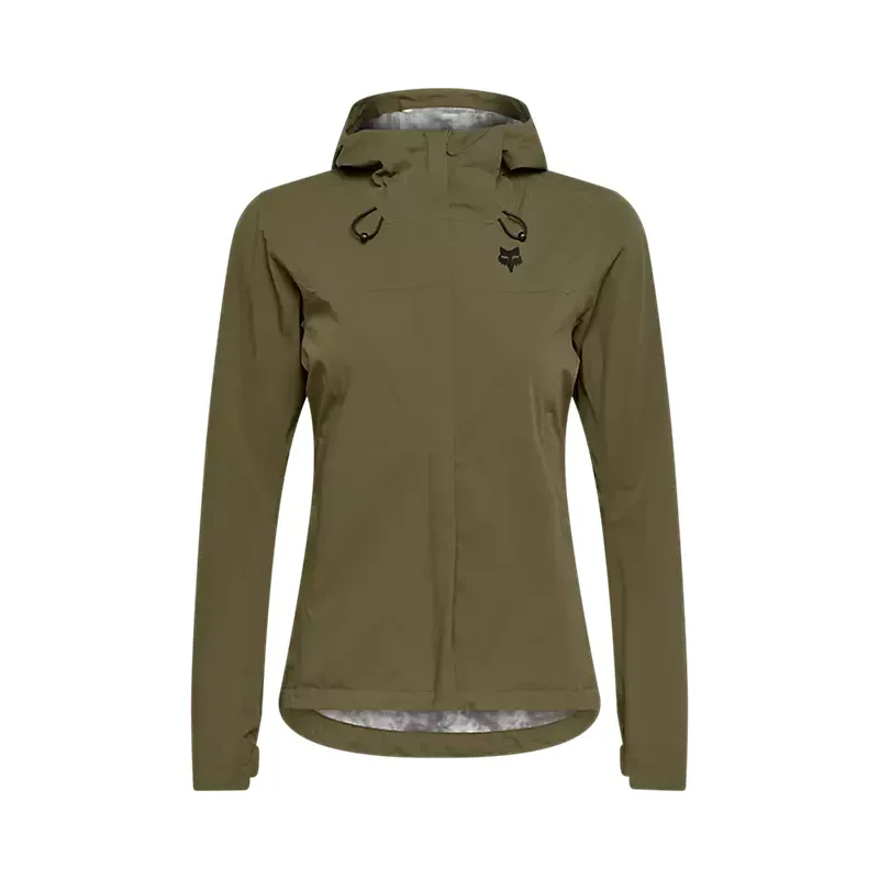 Fox Women's 2.5-Layer Ranger Water Jacket in Olive Green