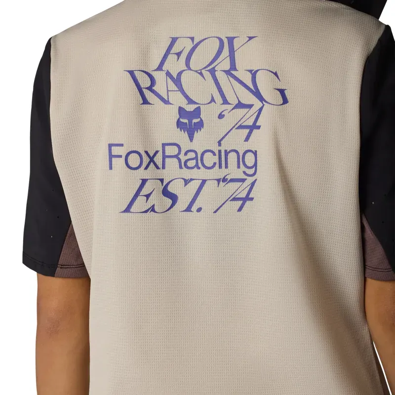 Fox Women's Defend Park Jersey in Chalk White-3