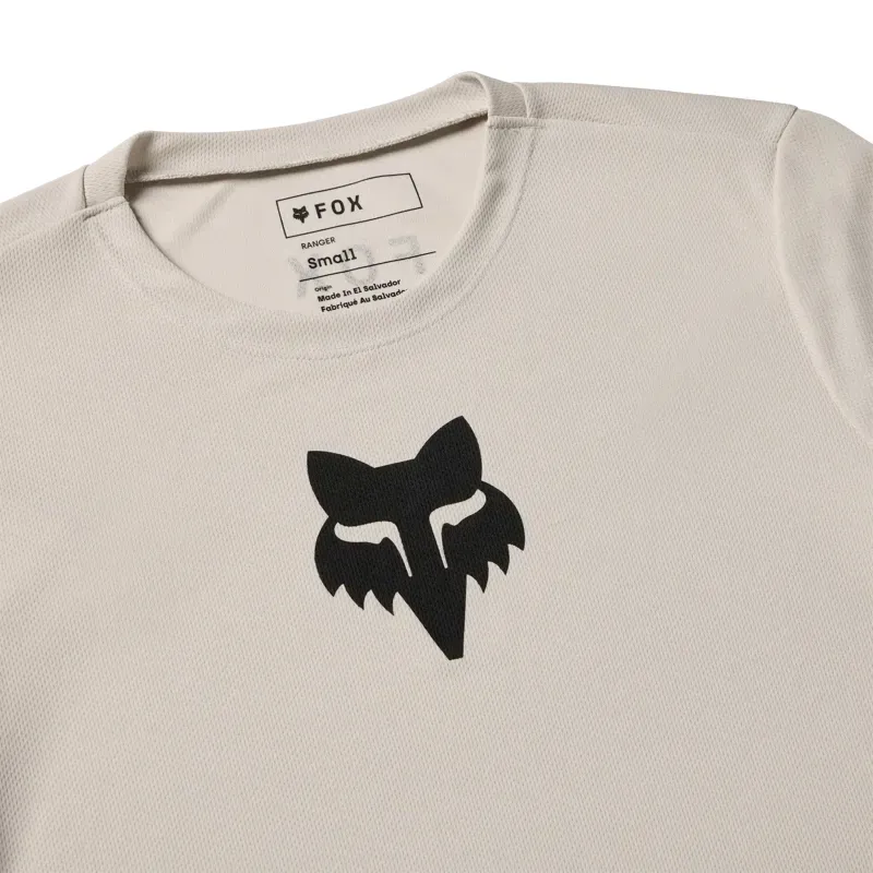 Fox Women's Ranger Fox Head Jersey in Chalk White-2