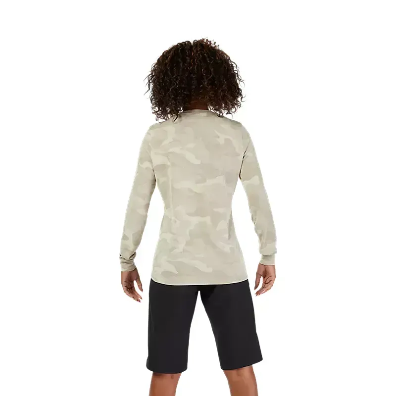 Fox Women's Ranger TruDri Long Sleeve Jersey in Cream-3