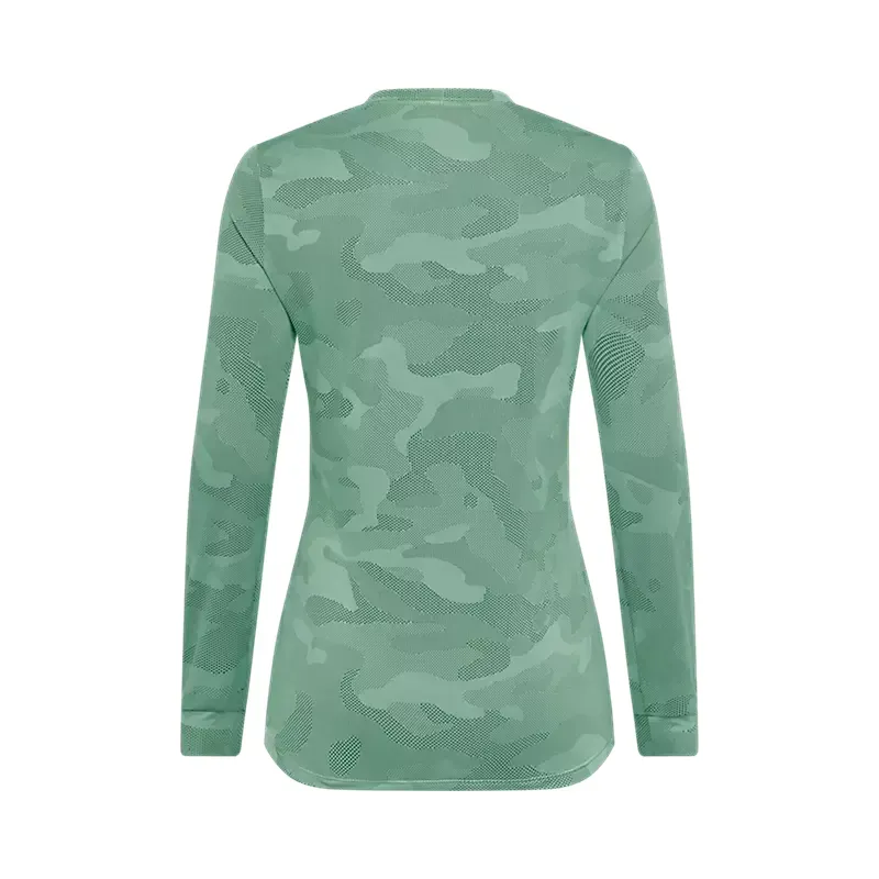 Fox Women's Ranger TruDri Long Sleeve Jersey in Pine Green-1