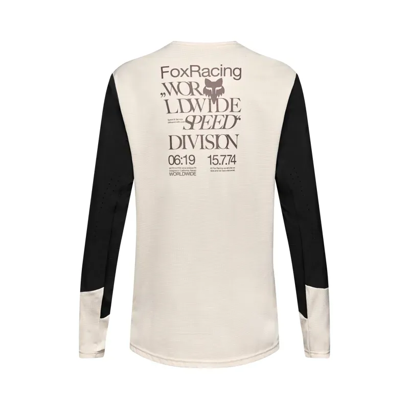 Fox Youth Defend Park Special Edition LS Jersey in Chalk White-1