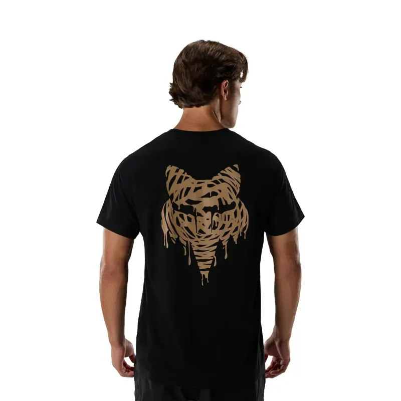 Fox Roughcut 195 Original Short Sleeve T-Shirt in Black-3