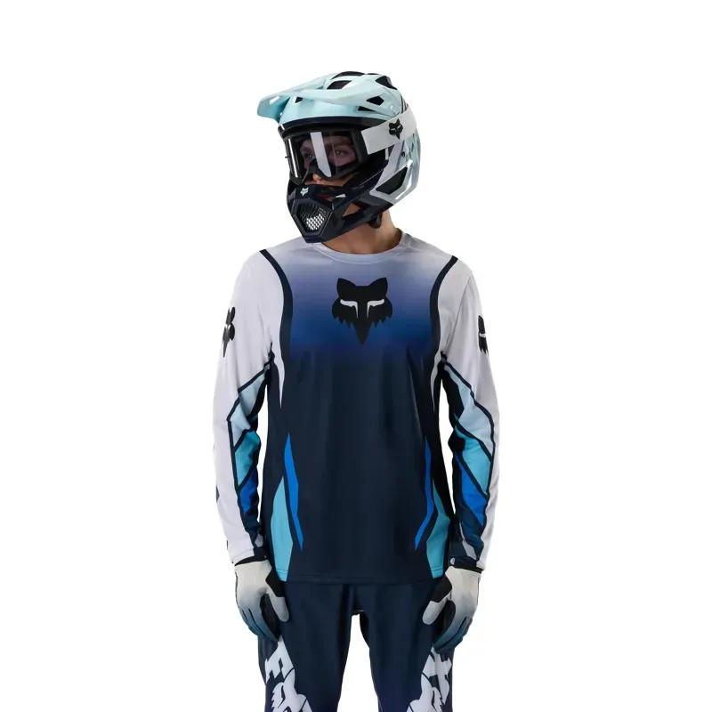 Fox Ranger Foundry Long Sleeve Jersey in Midnight Blue-2