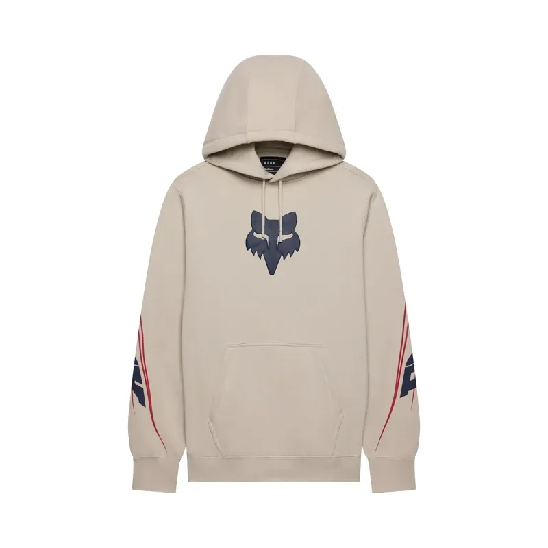 Fox Apex Fleece Pullover Hoodie in Chalk White