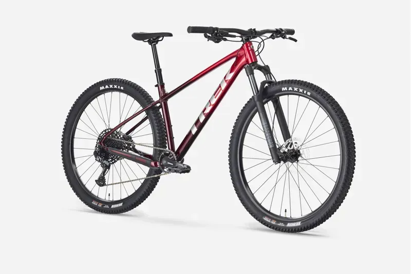 Trek Marlin 7 Mountain Bike in Fury Red/Lithium Grey Fade-1