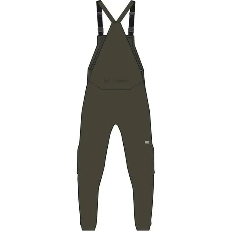 Madison DTE 3-Layer Waterproof Bib Trousers In Midnight Green-1