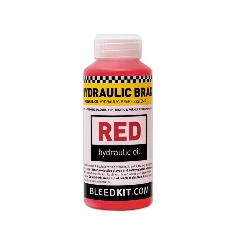 Bleedkit Fluid Red Mineral 100ml Brake Oil in Red
